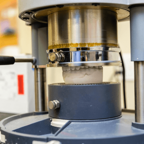 Denture making equipment.